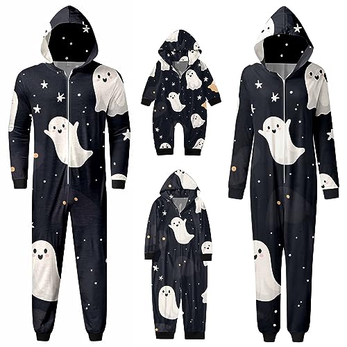 Modaworld Halloween Schlafanzug Set,Familie Halloween Pyjamas,Fun Nachtwäsche Outfit, Matching Halloween-Pyjamas für Couple,Damen Herren Hausanzug mit Rentier-Aufdruck von Modaworld