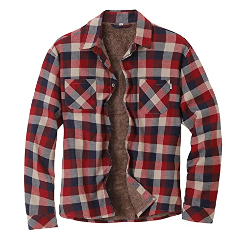 Modaworld Holzfällerhemd Arbeitshemd Flanellhemd Jacke Kariert Thermohemd Gefüttert Arbeitshemd Hemdjacken Fleecefutter Schützendem Innenfutter Holzfällerhemd Freizeithemd Modaworld Holzfällerhemd Arbeitshemd Flanellhemd Jacke Kariert Thermohemd Gefüttert Arbeitshemd Hemdjacken Fleecefutter Schützendem Innenfutter Holzfällerhemd Freizeithemd von Modaworld