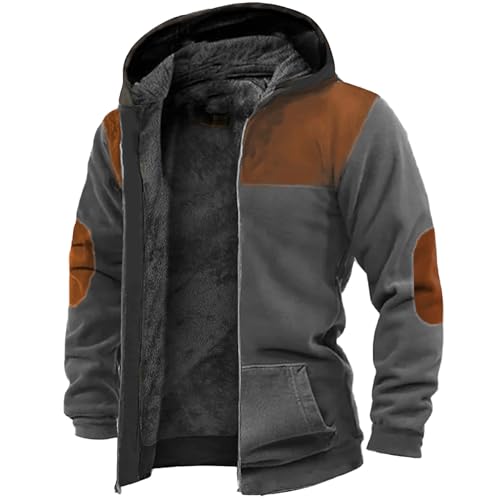 Modaworld Holzfällerhemd Herren Kariert Flanellhemd Gefüttert Thermohemd Langarm Winter Hemdjacke Karo Flanell Holzfäller Jacke von Modaworld