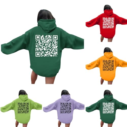 Modaworld Hoodie Pullover Damen Oversize Kapuzenpullover Damen Elegant Basic Hoodie Langarm Sweatshirt Freizeit Sport Hoodies von Modaworld
