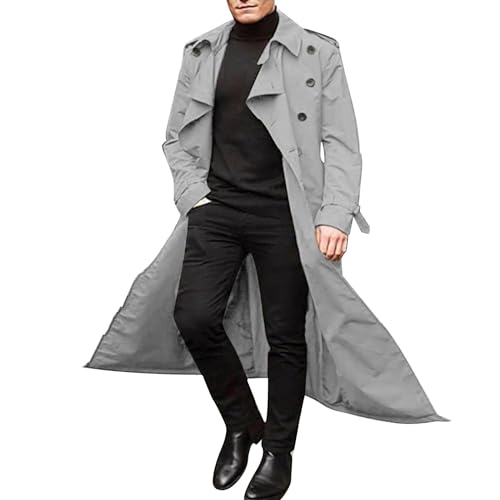 Modaworld Ledermantel Herren Lang Schwarz Mittelalter Zweireiher Mantel Steampunk Gothic Jacke Vintage Viktorianischen Cosplay Kostüm Trenchcoat Distressed Herrenmantel Große Größe Modaworld Ledermantel Herren Lang Schwarz Mittelalter Zweireiher Mantel Steampunk Gothic Jacke Vintage Viktorianischen Cosplay Kostüm Trenchcoat Distressed Herrenmantel Große Größe von Modaworld