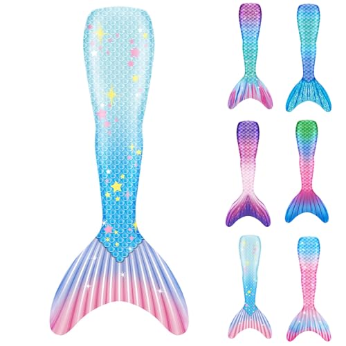 Modaworld 𝙈eerjung𝙛rauen𝙛losse Mädchen Mit Bikini Set schwimm𝙛lossen Kinder 𝙈eerjung𝙛rau Bikinis Badeanzug 𝙛lossen 𝙈eerjung𝙛rauen Badebekleidung Für 4-13 Jahre von Modaworld