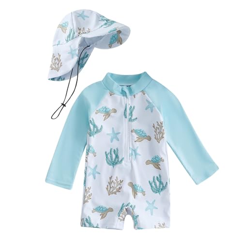 Modaworld Uv Badebekleidung Badeanzug Mit Sonnenhut UPF 50+ Badebekleidung Für Uv Mädchen Neoprenanzug Schwimmanzug Mädchen Swimsuit Badekleider Modaworld Uv Badebekleidung Badeanzug Mit Sonnenhut UPF 50+ Badebekleidung Für Uv Mädchen Neoprenanzug Schwimmanzug Mädchen Swimsuit Badekleider von Modaworld