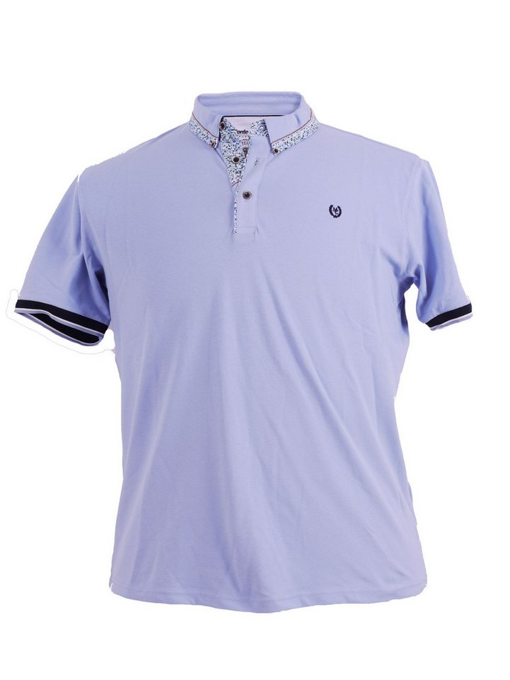 Mode Monte Carlo Poloshirt Poloshirt von Monte Carlo in Herren Übergrößen, hellblau von Mode Monte Carlo