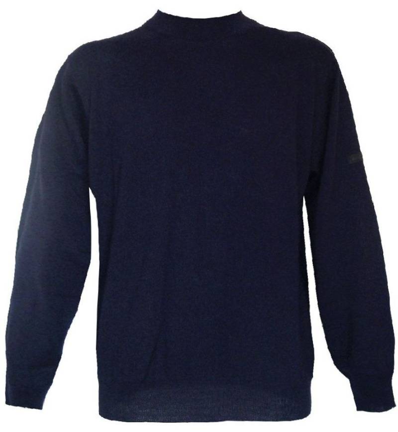 Mode Monte Carlo Strickpullover Pullover Stehbund Marine von Mode Monte Carlo