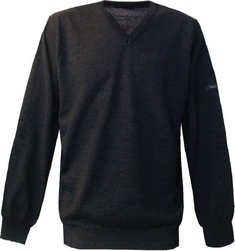 Mode Monte Carlo Strickpullover Pullover V Anthrazit von Mode Monte Carlo
