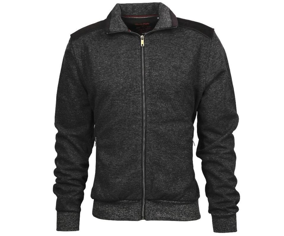 Mode Monte Carlo Sweatshirt Sweat-Jacke full Zip Antrazit Mode Monte Carlo Sweatshirt Sweat-Jacke full Zip Antrazit von Mode Monte Carlo