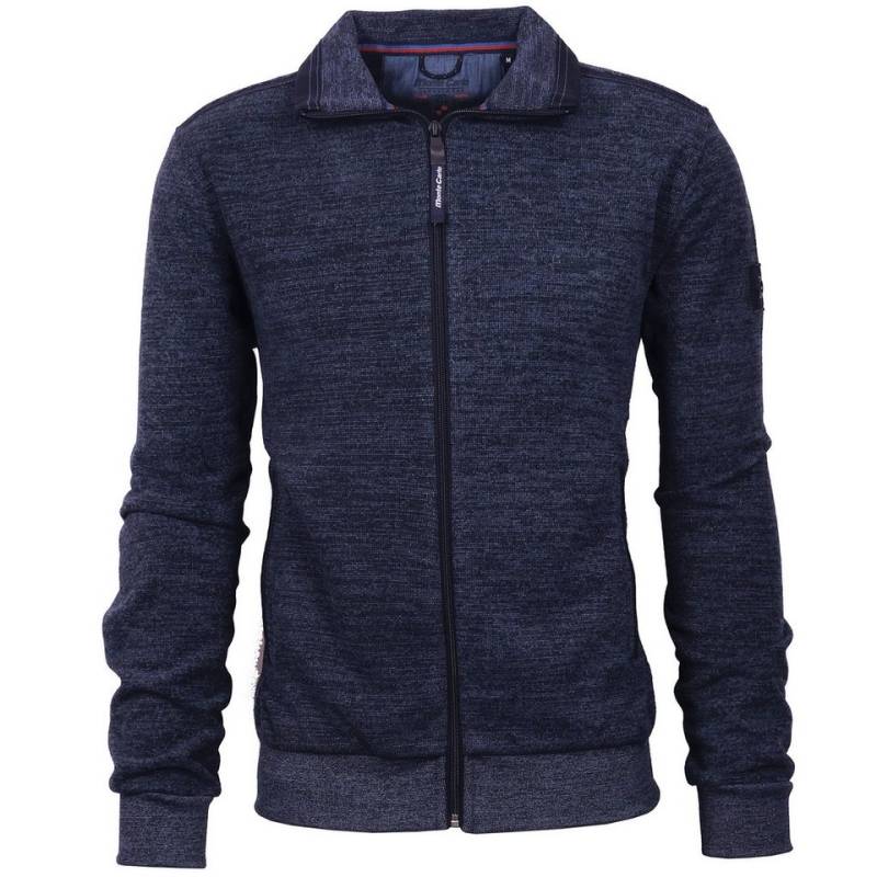 Mode Monte Carlo Sweatshirt Sweat-Jacke full Zip Marine von Mode Monte Carlo