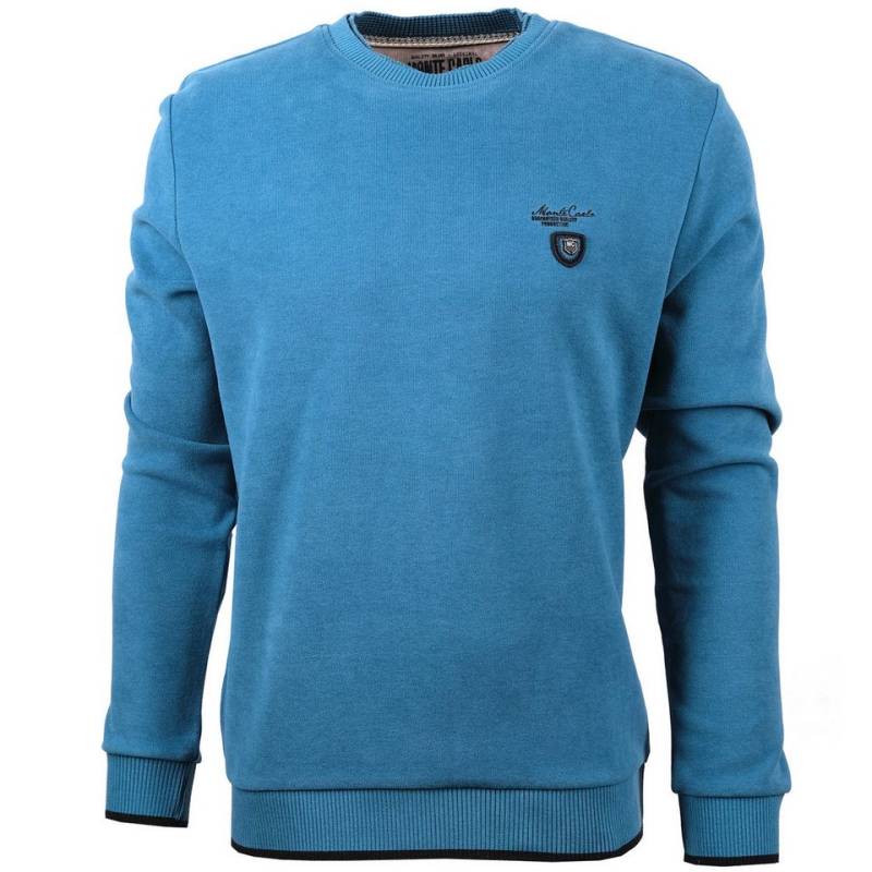Mode Monte Carlo Sweatshirt Sweat-Shirt Rundhals Petrol von Mode Monte Carlo