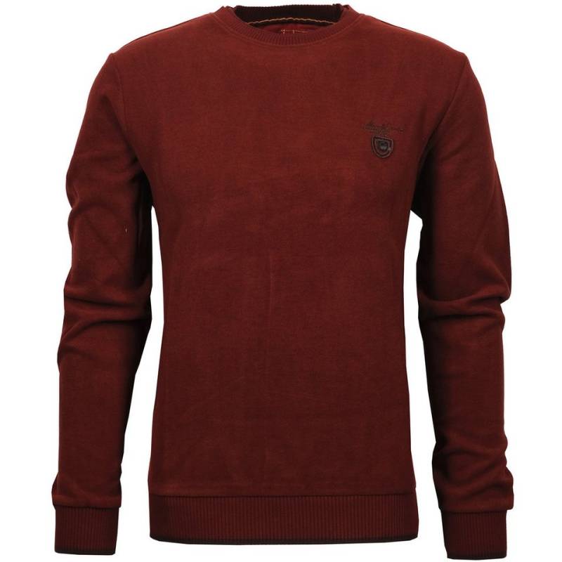 Mode Monte Carlo Sweatshirt Sweat-Shirt Rundhals Rost von Mode Monte Carlo