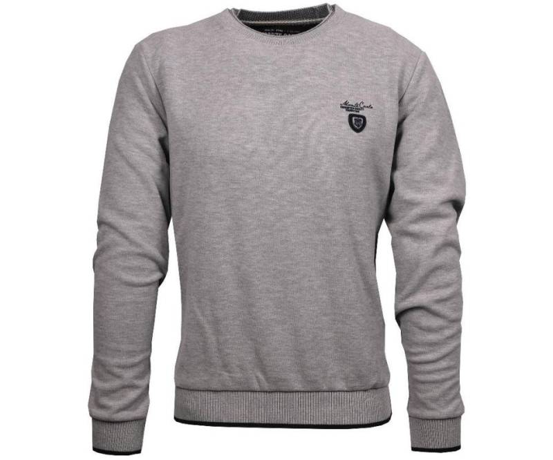 Mode Monte Carlo Sweatshirt Sweat-Shirt Rundhals Silbergrau Mode Monte Carlo Sweatshirt Sweat-Shirt Rundhals Silbergrau von Mode Monte Carlo