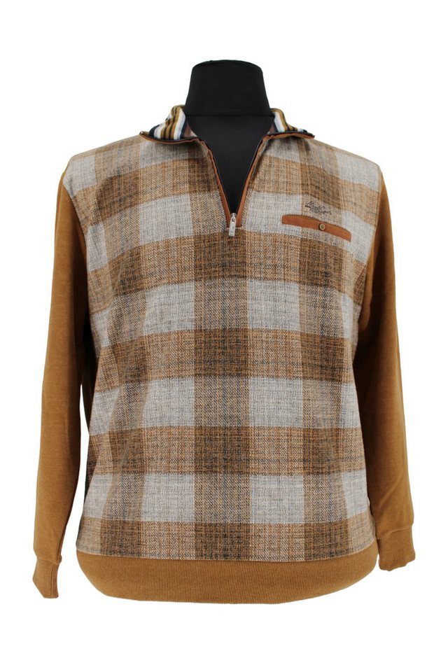 Mode Monte Carlo Sweatshirt Sweat-Shirt Troyer Zip Camel mit antra Mode Monte Carlo Sweatshirt Sweat-Shirt Troyer Zip Camel mit antra von Mode Monte Carlo