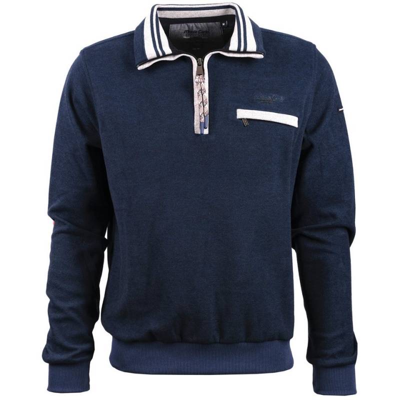 Mode Monte Carlo Sweatshirt Sweat-Shirt Troyer Zip Marine Mode Monte Carlo Sweatshirt Sweat-Shirt Troyer Zip Marine von Mode Monte Carlo