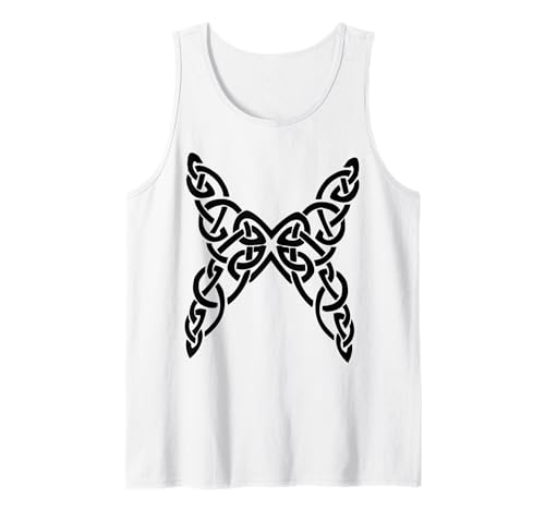 Keltischer Schmetterling, gälisches Design Tank Top von Fashion Tees