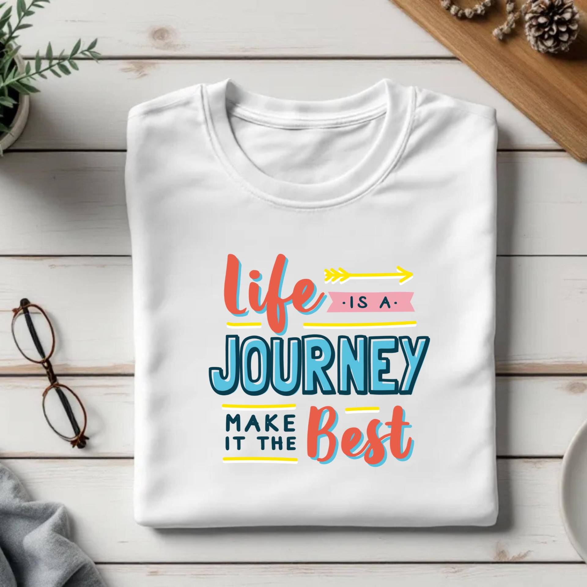Life Is A Journey - Inspirierendes Spruch Design Für Optimisten Life Is A Journey - Inspirierendes Spruch Design Für Optimisten von ModeTreff