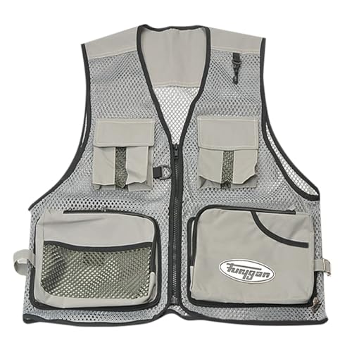 Anglerweste Herren Sommer Mesh Sommerweste Mit Taschen Freizeitweste Outdoor Weste Anglerweste Multi-Pocket Outdoorweste Atmungsaktiv Sommerweste Leicht Freizeit Jagdweste Anglerweste Herren Sommer Mesh Sommerweste Mit Taschen Freizeitweste Outdoor Weste Anglerweste Multi-Pocket Outdoorweste Atmungsaktiv Sommerweste Leicht Freizeit Jagdweste von Modeewel