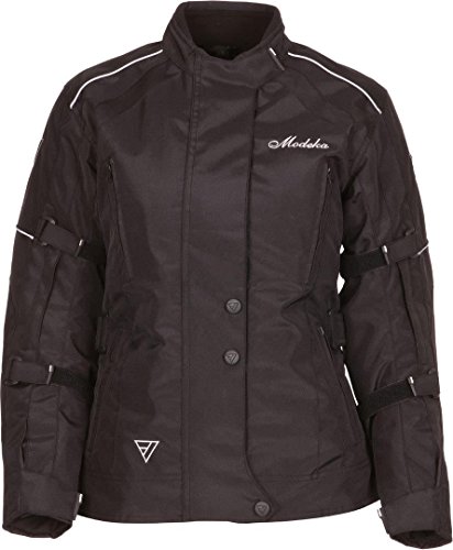 Modeka Janika Damen Motorrad Textiljacke (Black,44) von Modeka