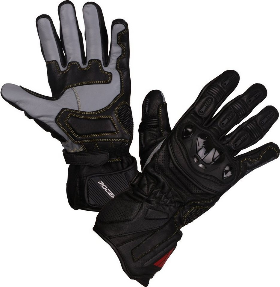 Modeka Motorradhandschuhe Cay Damen Motorradhandschuhe belüftet abriebfest reißfest weitenverstellbar von Modeka
