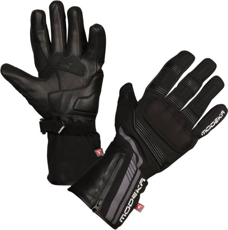 Modeka Motorradhandschuhe Makari Motorradhandschuhe Wasserdicht Winddicht Atmungsaktiv winddicht isolierend Visier von Modeka