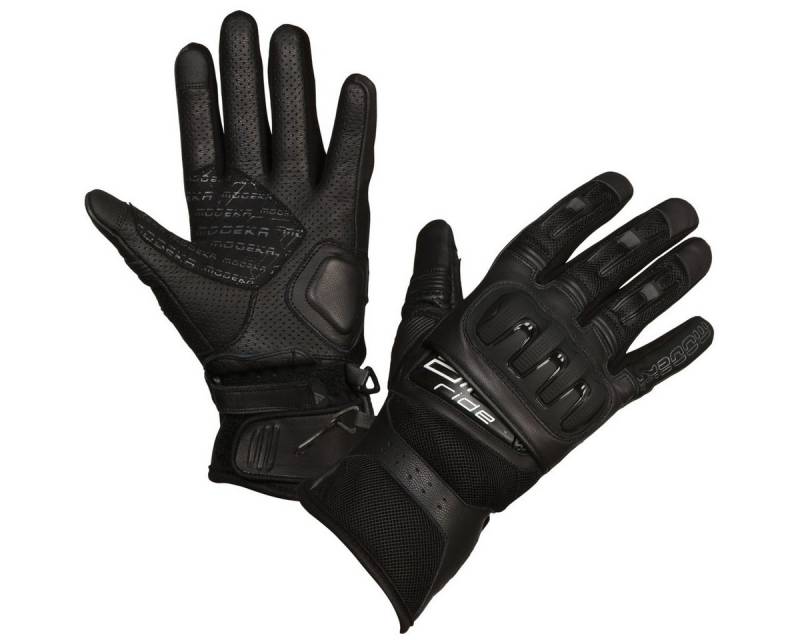 Modeka Motorradhandschuhe Modeka Air Ride Lederhandschuhe schwarz von Modeka