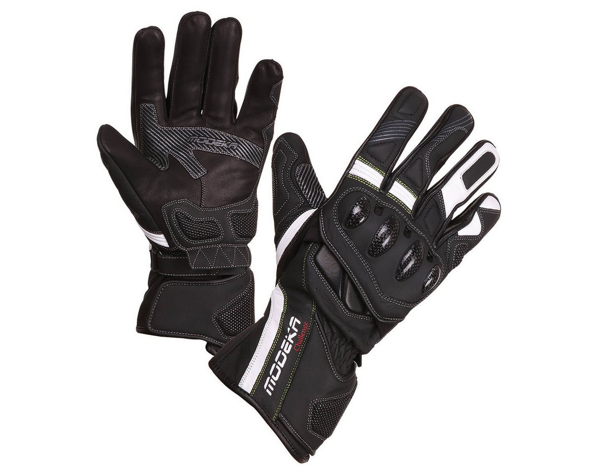 Modeka Motorradhandschuhe Modeka Handschuh Challenge Long schwarz-weiß L11 Modeka Motorradhandschuhe Modeka Handschuh Challenge Long schwarz-weiß L11 von Modeka