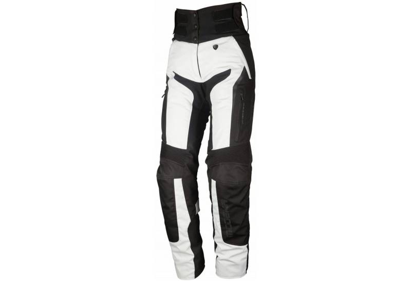 Modeka Motorradhose Modeka Elaya Textilhose Damen hellgrau / schwarz von Modeka