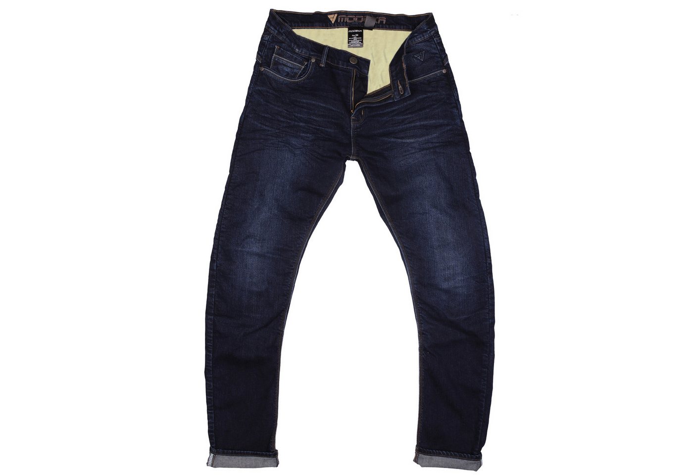 Modeka Motorradhose Modeka Hose Herren Glenn blau 29 (1-tlg) von Modeka