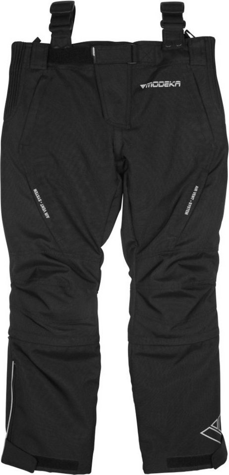 Modeka Motorradhose Tourex II Kinder Motorrad Textilhose (winddicht) Knieprotektoren enthalten,wasserdicht von Modeka