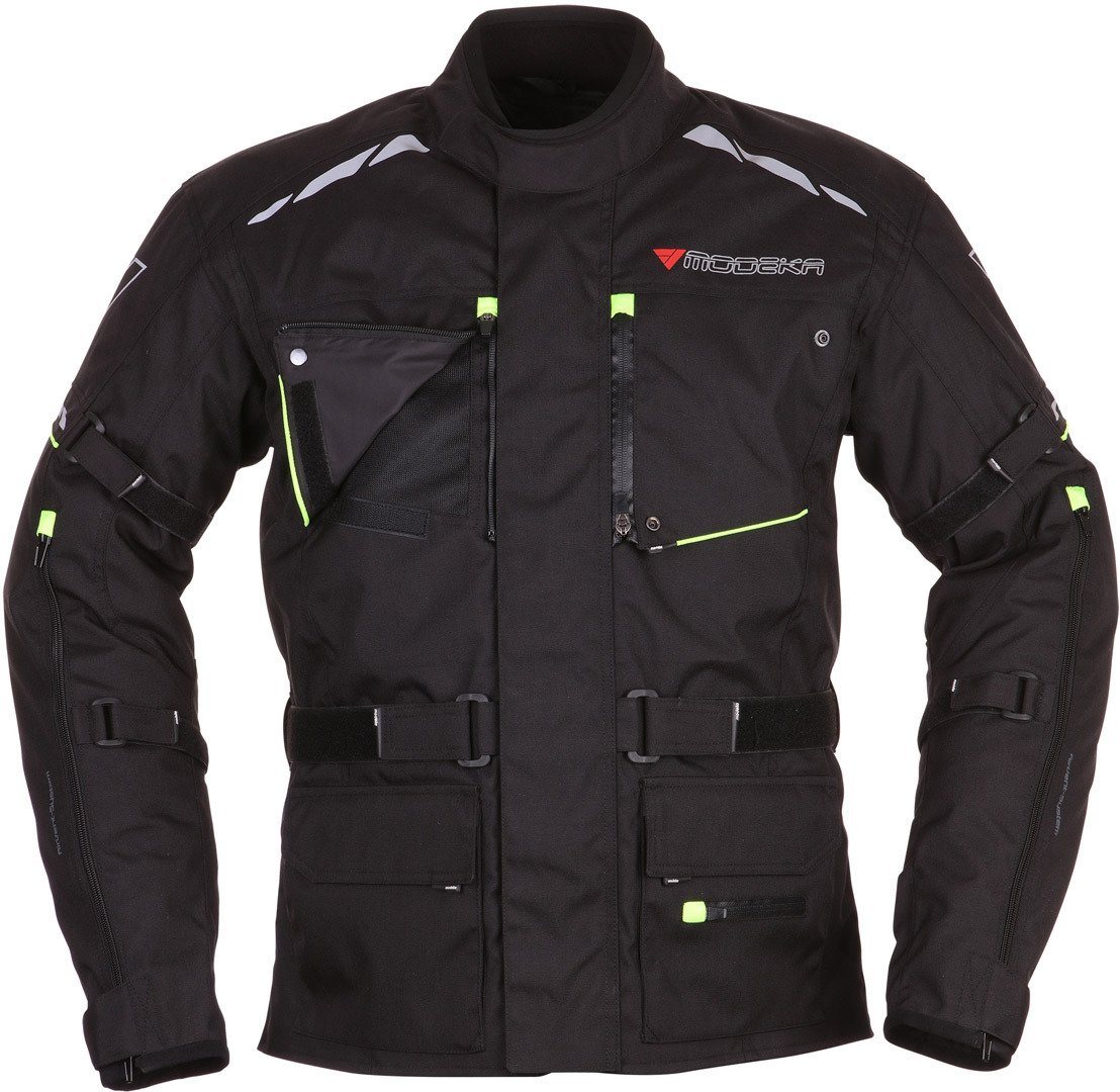 Modeka Motorradjacke Crookton Jacke (winddicht, mit Rückenprotektor, wasserdicht) herausnehmbares Innenfutter,wasserdicht,herausnehmbare Membrane von Modeka