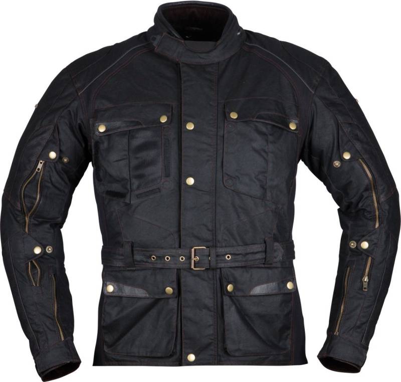 Modeka Motorradjacke Glasgow Air Motorrad Textiljacke (mit Rückenprotektor) wasserabweisend protektoren von Modeka