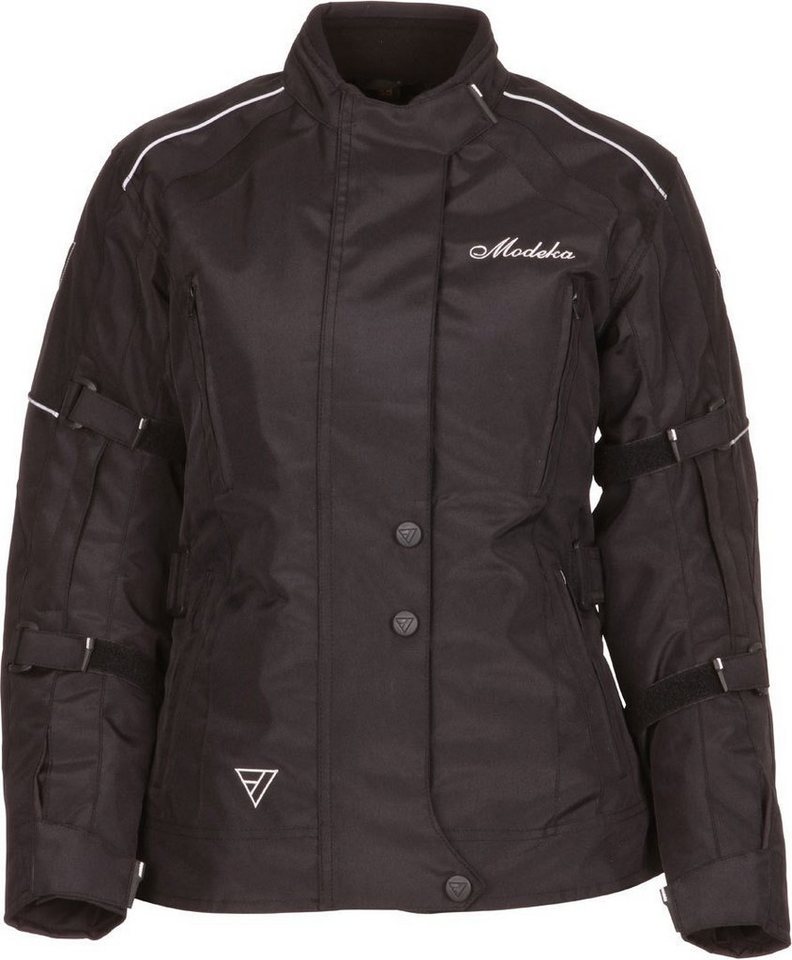 Modeka Motorradjacke Janika Damen Motorrad Textiljacke (winddicht, mit Rückenprotektor) herausnehmbares Innenfutter,wasserdicht,herausnehmbare Membrane Modeka Motorradjacke Janika Damen Motorrad Textiljacke (winddicht, mit Rückenprotektor) herausnehmbares Innenfutter,wasserdicht,herausnehmbare Membrane von Modeka