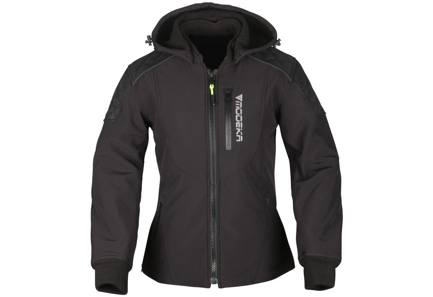 Modeka Motorradjacke Modeka Clarke Lady Softshelljacke schwarz atmungsaktiv von Modeka