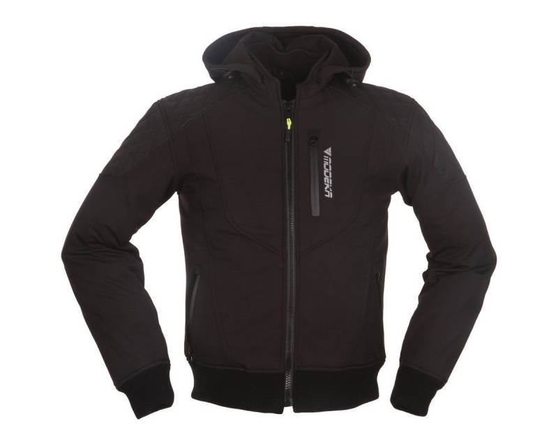 Modeka Motorradjacke Modeka Clarke Softshelljacke schwarz atmungsaktiv von Modeka