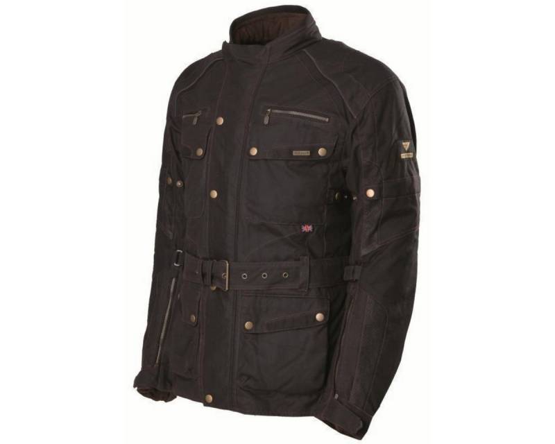 Modeka Motorradjacke Modeka GLASGOW Wachsjacke schwarz von Modeka