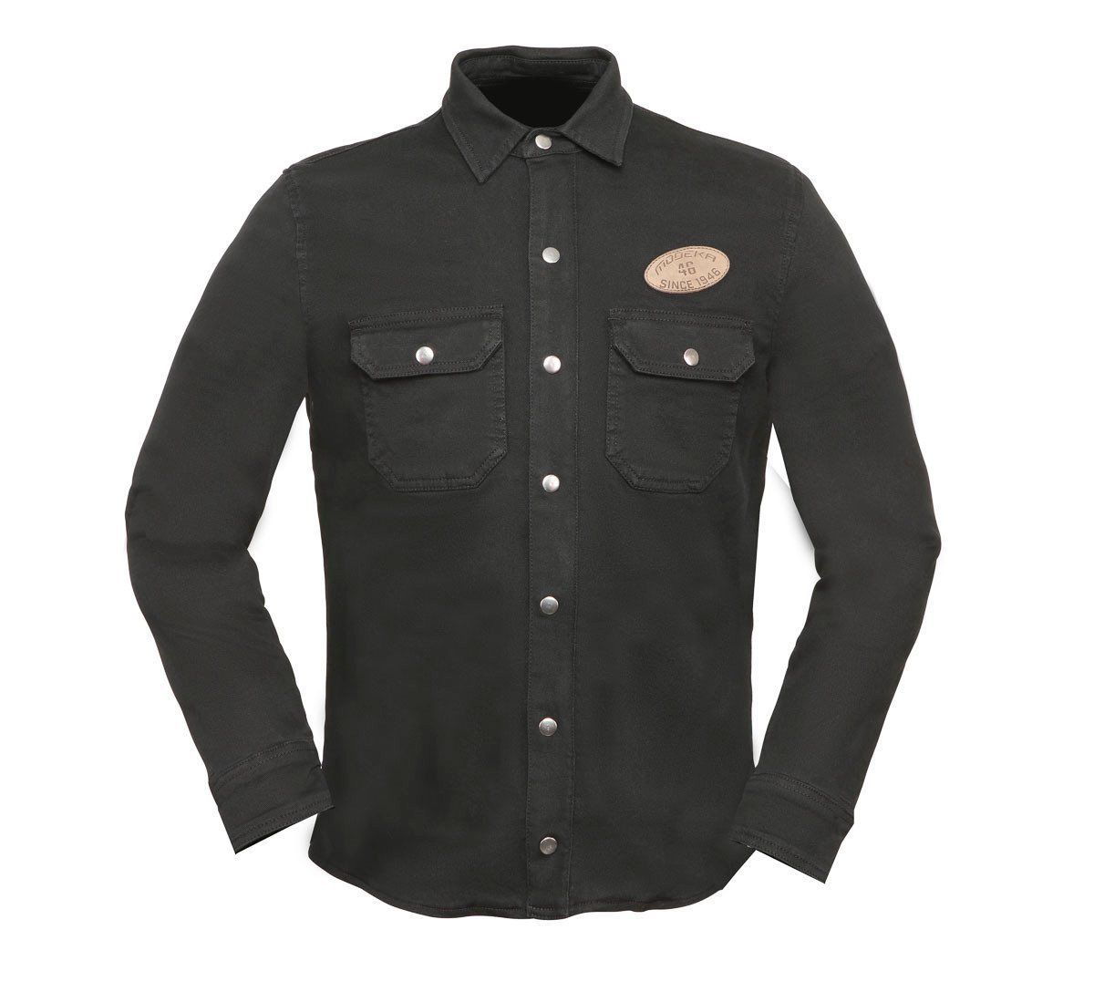 Modeka Motorradjacke Modeka Hemd Herren Overshirt Oliwer schwarz 5XL Motorradhemd Männer Herren Aramid verstärkt mit Protektoren von Modeka