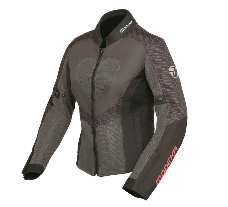 Modeka Motorradjacke Modeka Jacke Emma Air Lady dunkelgrau 42 Protektoren von Modeka