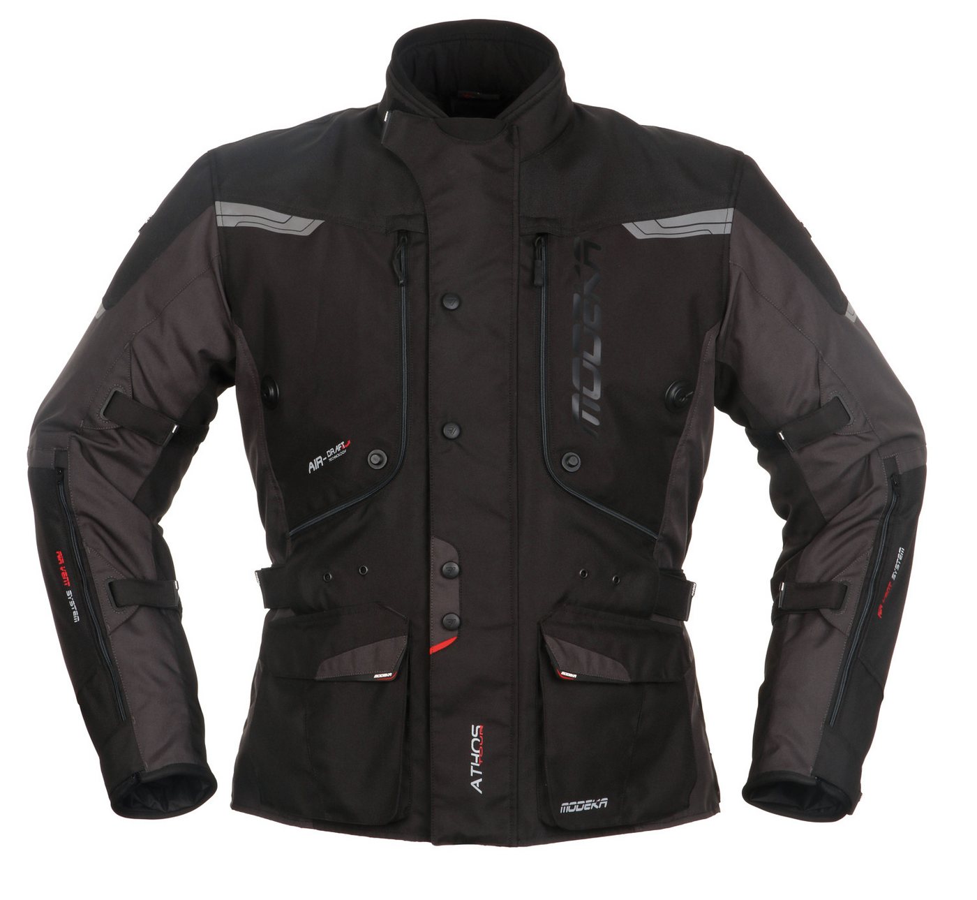 Modeka Motorradjacke Modeka Jacke Herren Aeris schwarz 5XL von Modeka