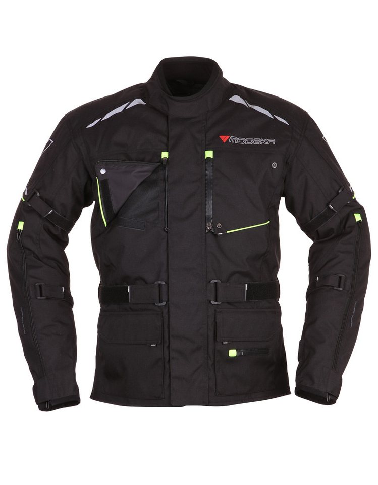 Modeka Motorradjacke Modeka Jacke Herren Crookton schwarz M von Modeka