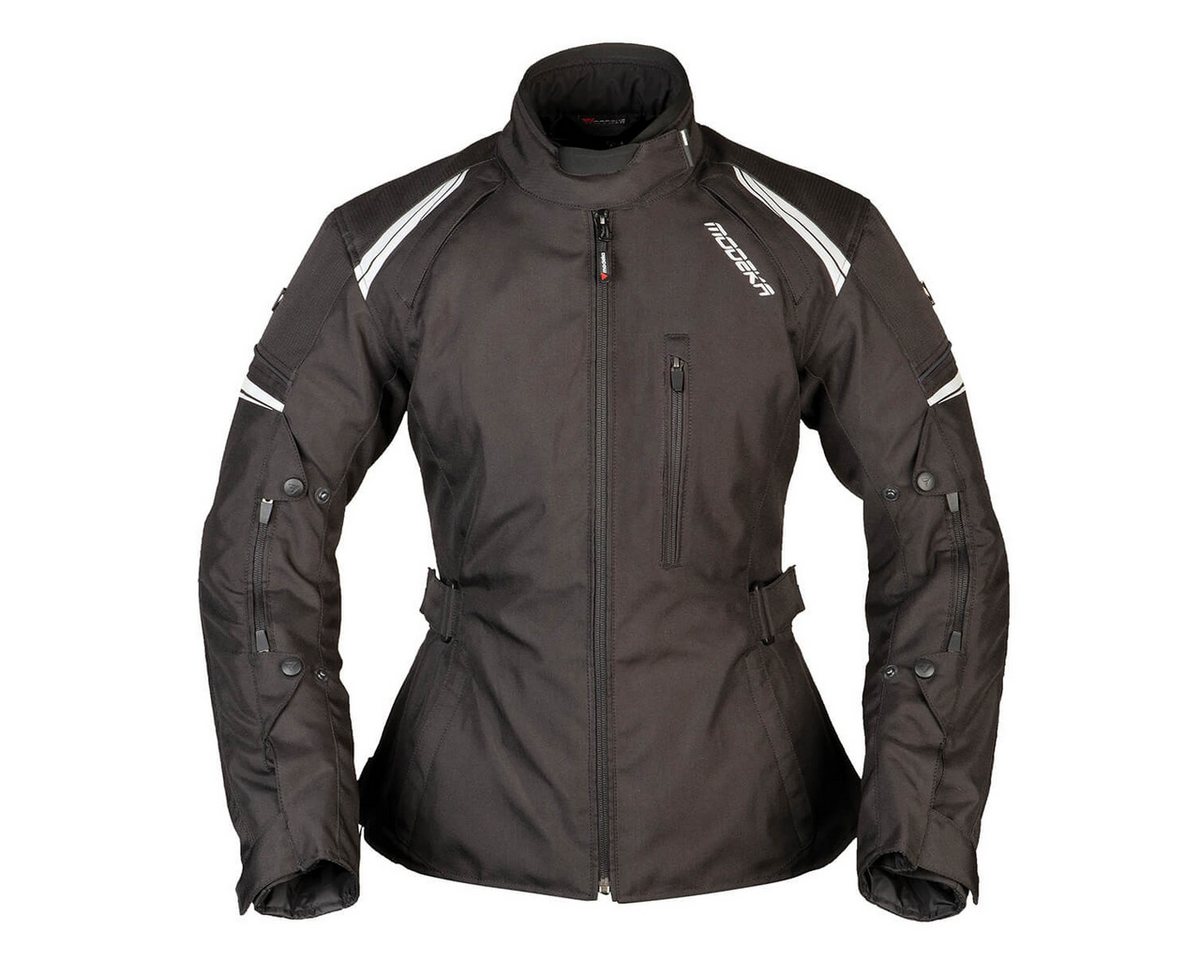 Modeka Motorradjacke Modeka Jacke Violetta Lady schwarz schwarz 38 von Modeka