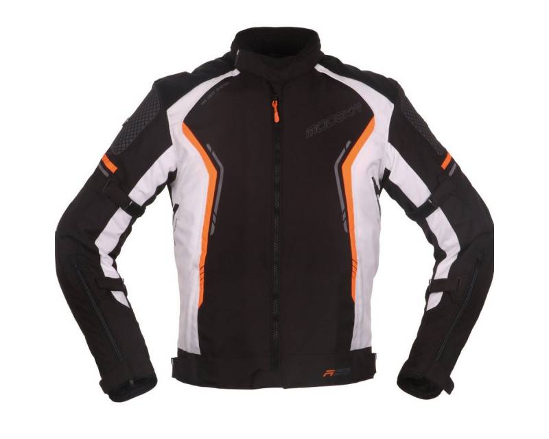Modeka Motorradjacke Modeka Khao Textiljacke schwarz / weiß von Modeka