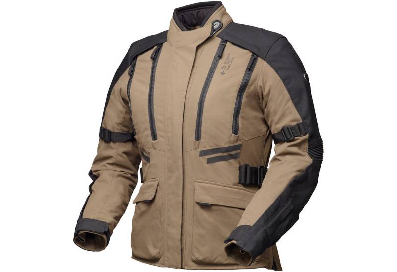 Modeka Motorradjacke Modeka Lucano Textiljacke safari / schwarz von Modeka