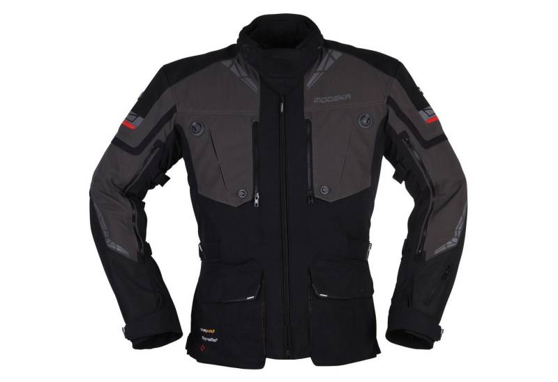 Modeka Motorradjacke Modeka Motorradjacke Panamericana II schwarz / dunkelgrau von Modeka