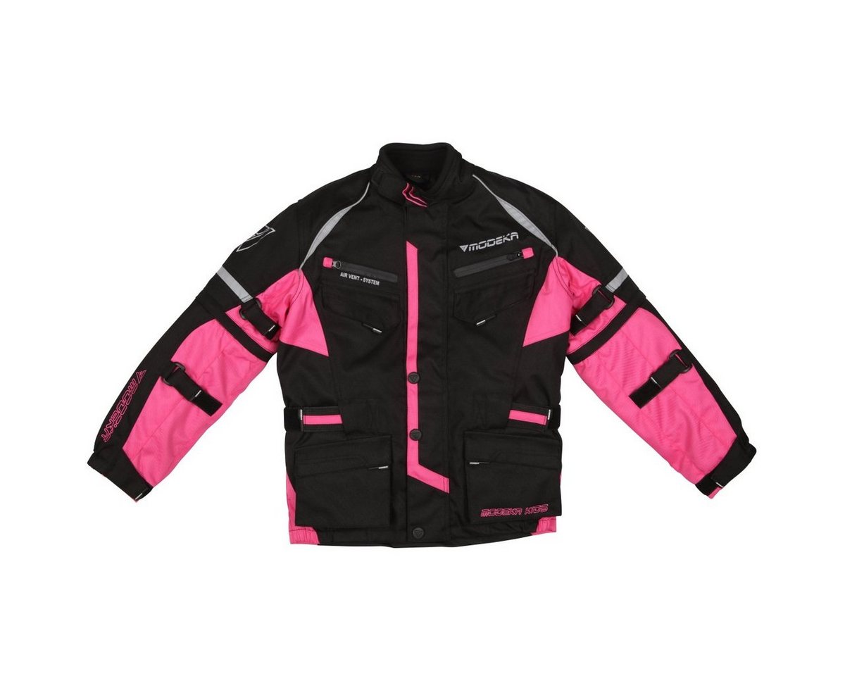 Modeka Motorradjacke Modeka Tourex II Textiljacke schwarz / pink Kids von Modeka