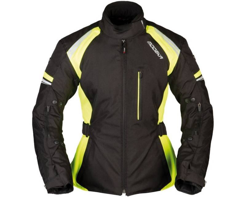 Modeka Motorradjacke Modeka Violetta Lady Textiljacke Damen schwarz / gelb von Modeka