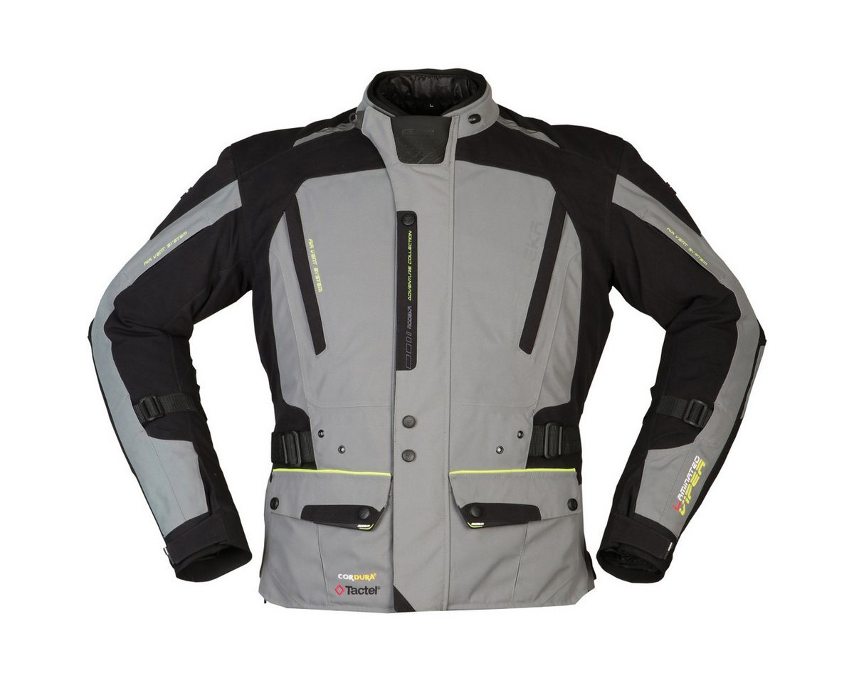 Modeka Motorradjacke Modeka Viper LT Textiljacke grau / schwarz Modeka Motorradjacke Modeka Viper LT Textiljacke grau / schwarz von Modeka