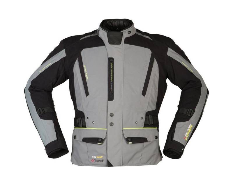 Modeka Motorradjacke Modeka Viper LT Textiljacke grau / schwarz von Modeka