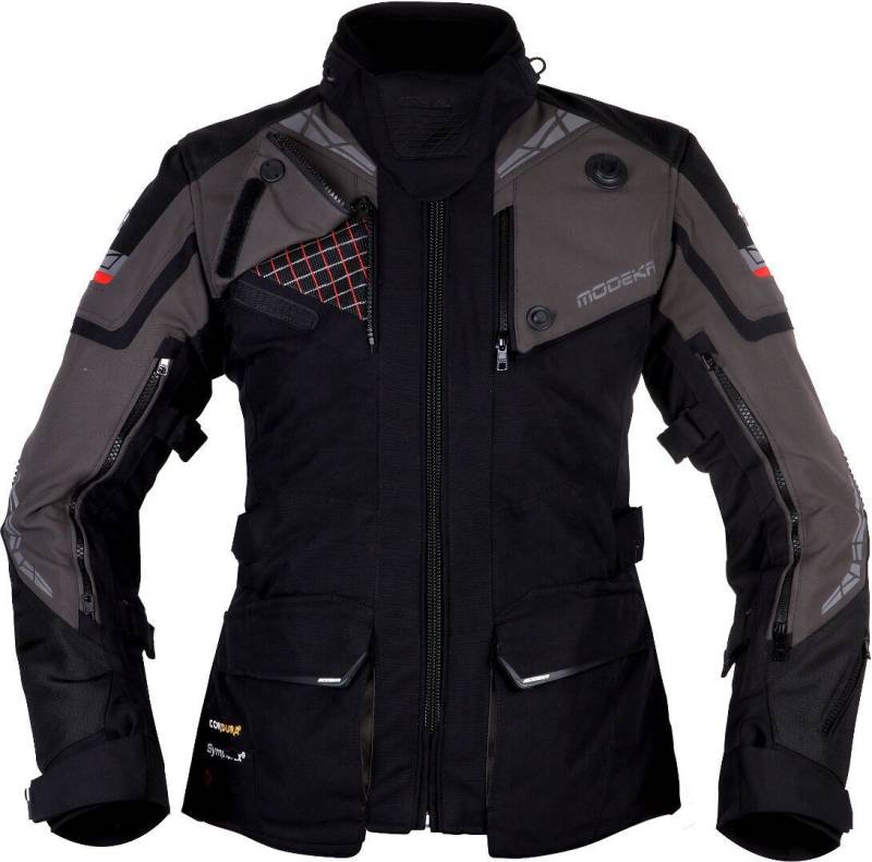Modeka Motorradjacke Panamericana 2 Damen Motorrad Textiljacke Rückenprotektor enthalten,herausnehmbares Innenfutter,wasserdicht von Modeka