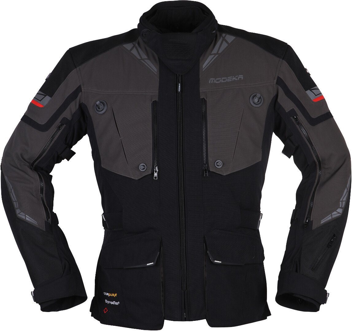 Modeka Motorradjacke Panamericana 2 Motorrad Textiljacke Rückenprotektor enthalten,herausnehmbares Innenfutter,wasserdicht Modeka Motorradjacke Panamericana 2 Motorrad Textiljacke Rückenprotektor enthalten,herausnehmbares Innenfutter,wasserdicht von Modeka