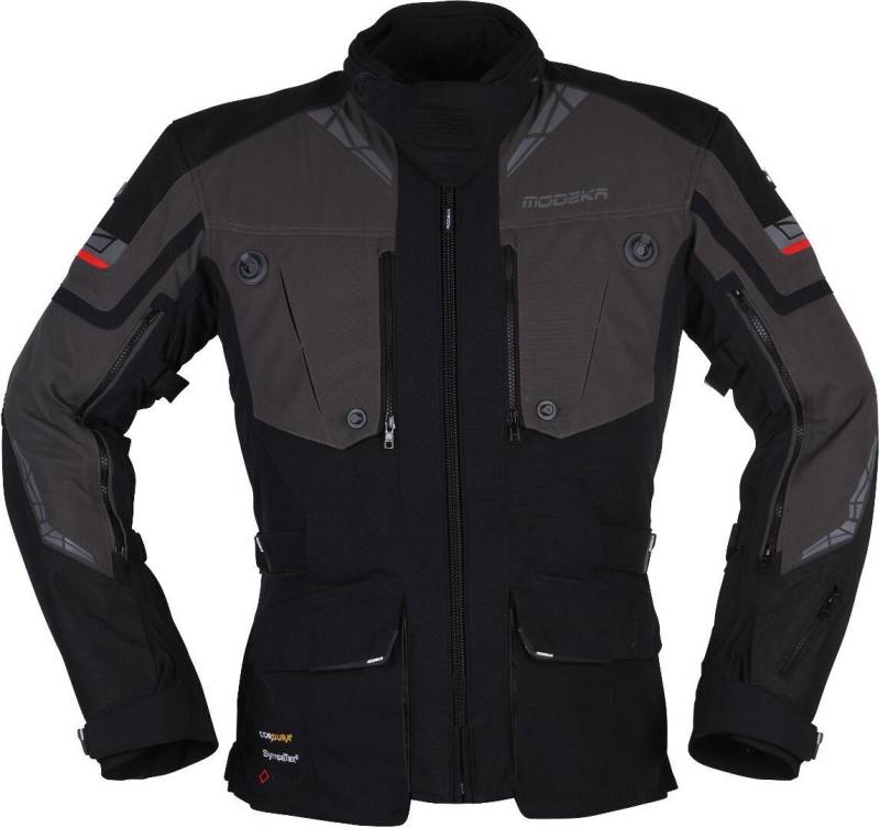 Modeka Motorradjacke Panamericana 2 Motorrad Textiljacke Rückenprotektor enthalten,herausnehmbares Innenfutter,wasserdicht von Modeka