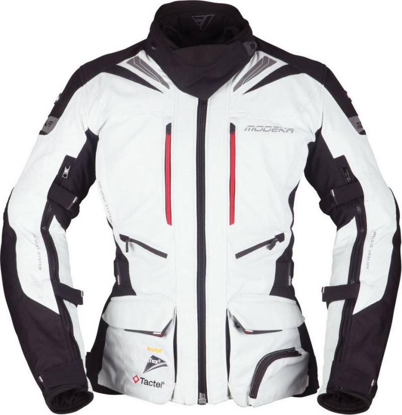Modeka Motorradjacke Panamericana Damen Motorrad Textiljacke herausnehmbares Innenfutter,herausnehmbare Membrane,wasserdicht von Modeka